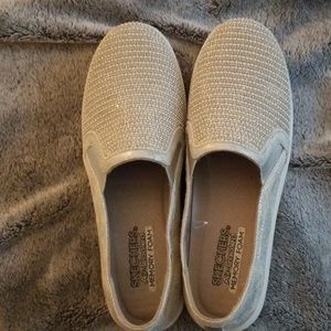 Sketchers memory foam size 8.5 studded slip ons